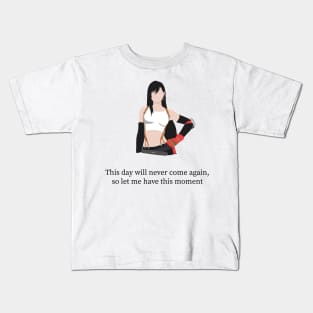 Sweet Tifa Lockhart Quote Kids T-Shirt